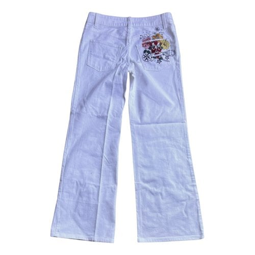 Pre-owned Gucci Large Jeans In White