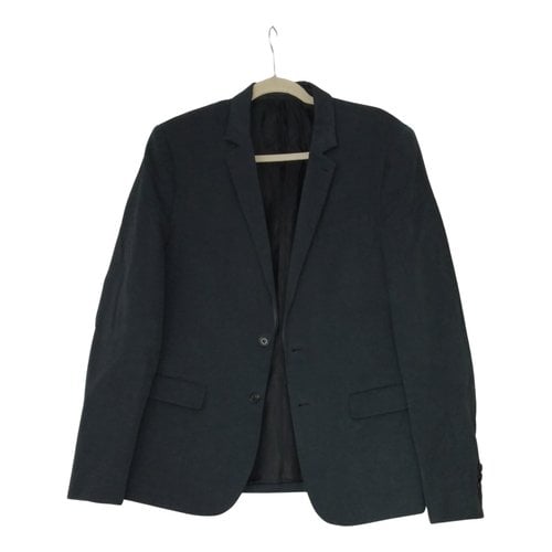 Pre-owned Allsaints Linen Jacket In Grey
