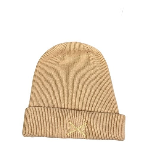 Pre-owned Barrie Cashmere Beanie In Orange