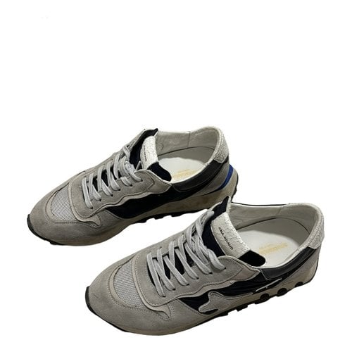 Pre-owned Ama Brand Low Trainers In Grey