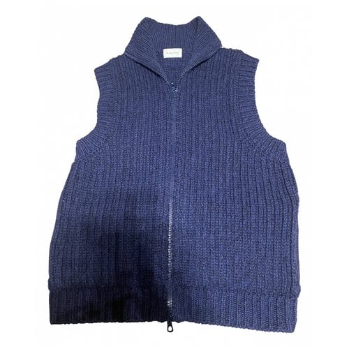 Pre-owned Scaglione Wool Vest In Blue