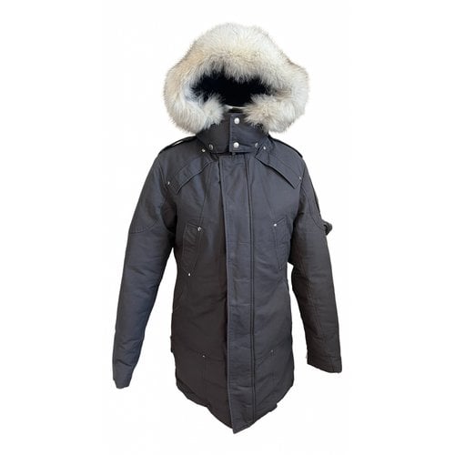 Pre-owned Moose Knuckles Cloth Parka In Grey