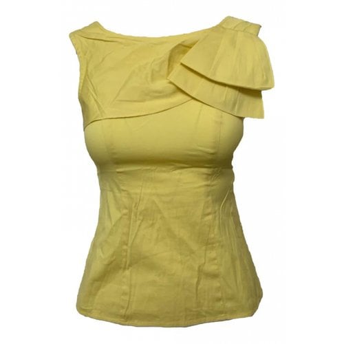Pre-owned Nanette Lepore Blouse In Yellow