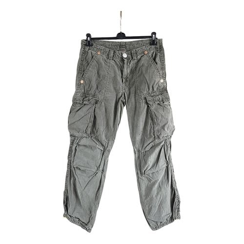 Pre-owned True Religion Trousers In Khaki