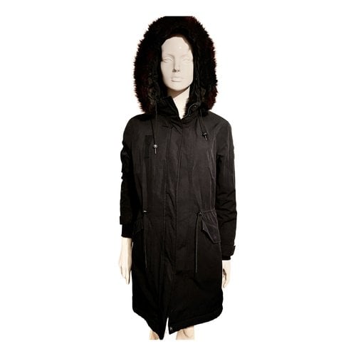 Pre-owned Whistles Parka In Navy
