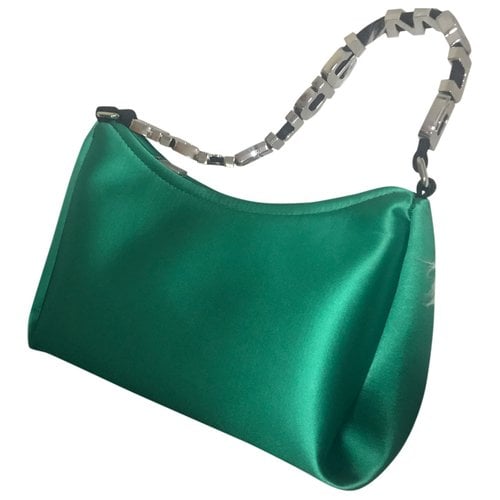 Pre-owned Alexander Wang Silk Handbag In Green