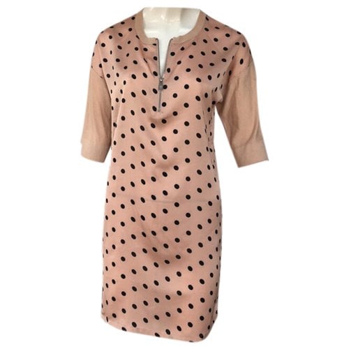 Pre-owned Sonia Rykiel Silk Mid-length Dress In Pink