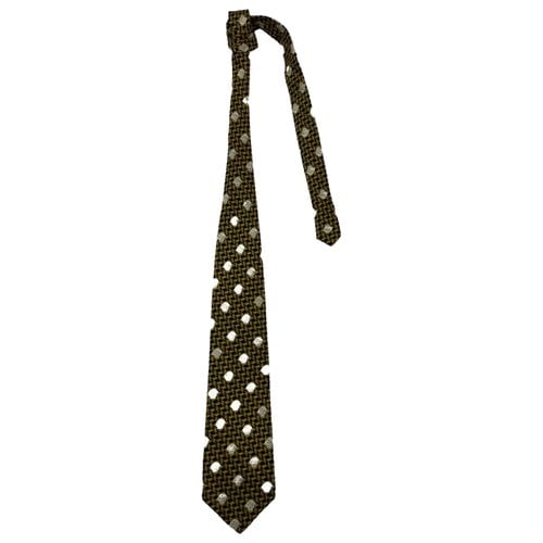 Pre-owned Versace Tie In Gold