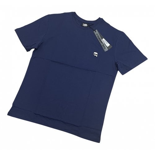 Pre-owned Karl Lagerfeld T-shirt In Navy