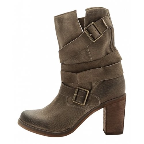 Pre-owned Jeffrey Campbell Ankle Boots In Brown