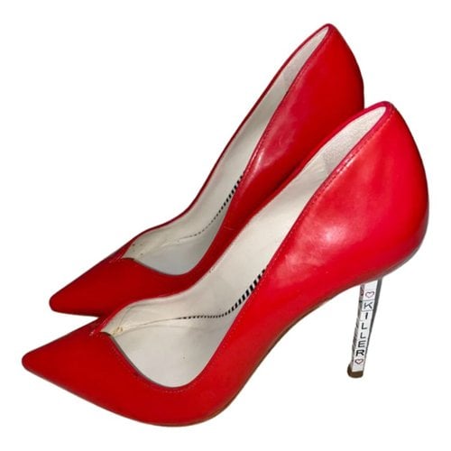 Pre-owned Sophia Webster Leather Heels In Red