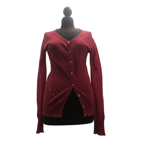 Pre-owned Burberry Cardigan In Red