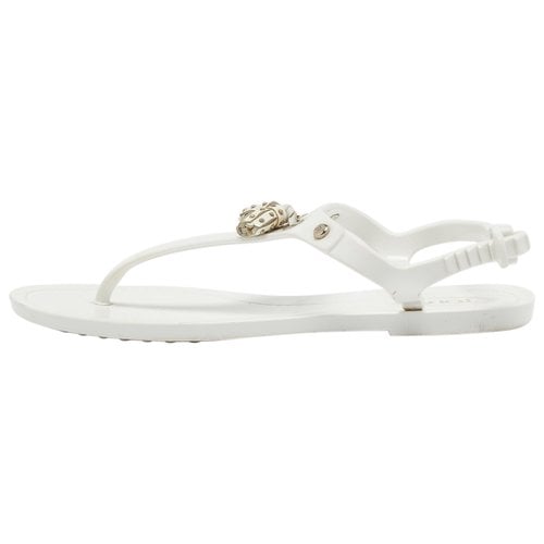 Pre-owned Tod's Sandal In White