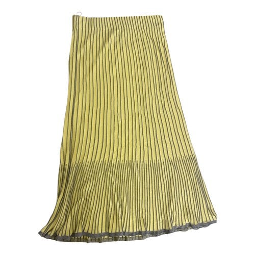 Pre-owned M Missoni Mid-length Skirt In Yellow