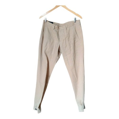 Pre-owned Gucci Trousers In Khaki