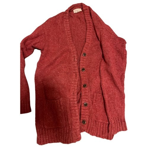 Pre-owned Ralph Lauren Wool Cardigan In Red