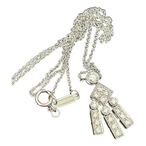 Pre-owned Tiffany & Co Elsa Peretti White Gold Necklace