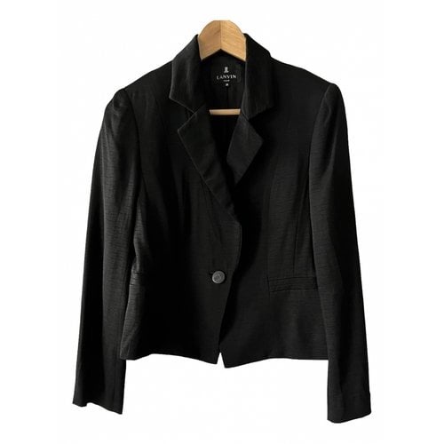 Pre-owned Lanvin Jacket In Black