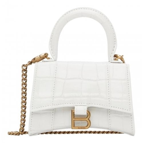 Pre-owned Balenciaga Leather Crossbody Bag In White