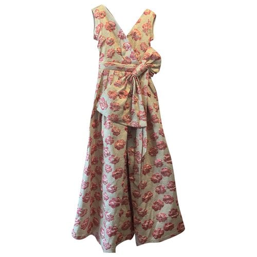 Pre-owned Teria Yabar Maxi Dress In Pink