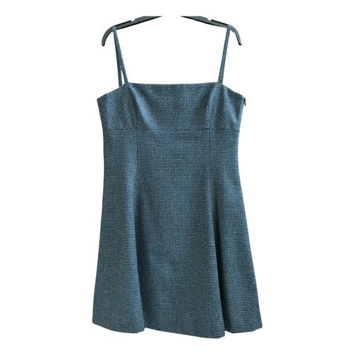 Pre-owned Claudie Pierlot Fall Winter 2020 Wool Mini Dress In Grey