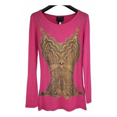 Pre-owned Roberto Cavalli Blouse In Pink