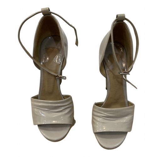 Pre-owned Chloé Patent Leather Sandals In Other