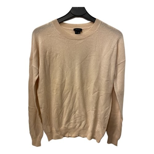 Pre-owned Theory Cashmere Jumper In Beige