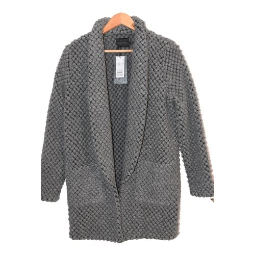 Pre-owned Gestuz Wool Coat In Grey