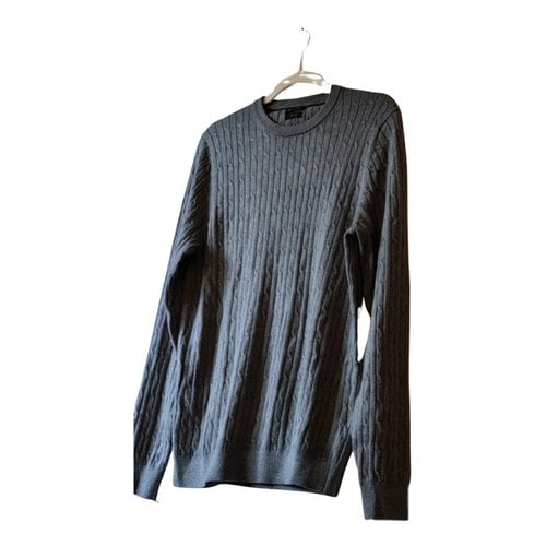 Pre-owned Massimo Dutti Wool Knitwear & Sweatshirt In Grey