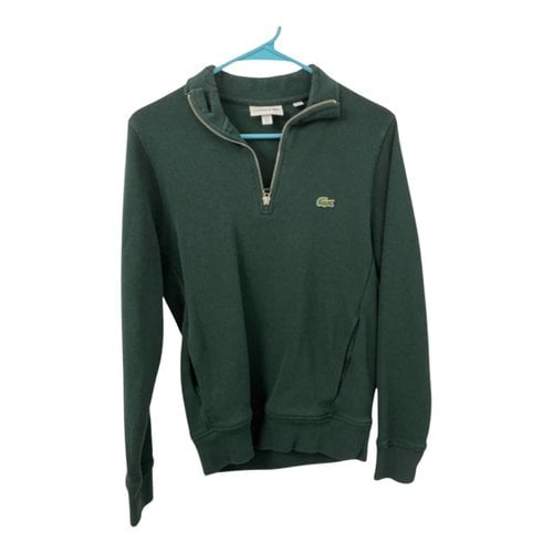 Pre-owned Lacoste Sweatshirt In Green