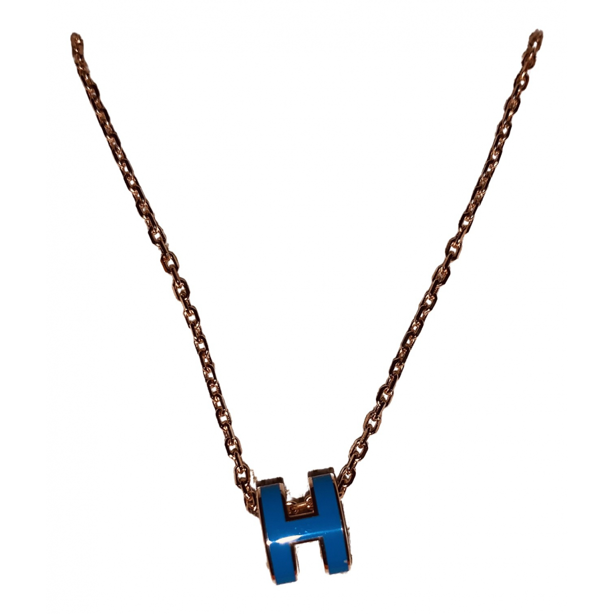 image of Hermès Yellow gold necklace