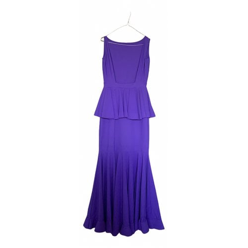 Pre-owned Chiara Boni Maxi Dress In Purple