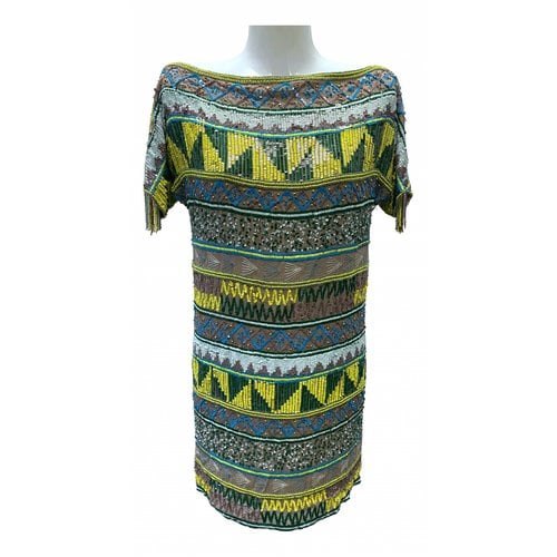 Pre-owned Antik Batik Glitter Mid-length Dress In Multicolour