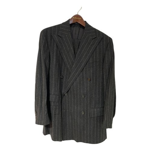 Pre-owned Polo Ralph Lauren Cashmere Suit In Anthracite