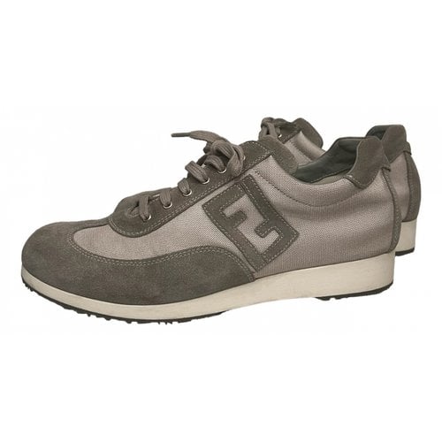 Pre-owned Fendi Trainers In Grey