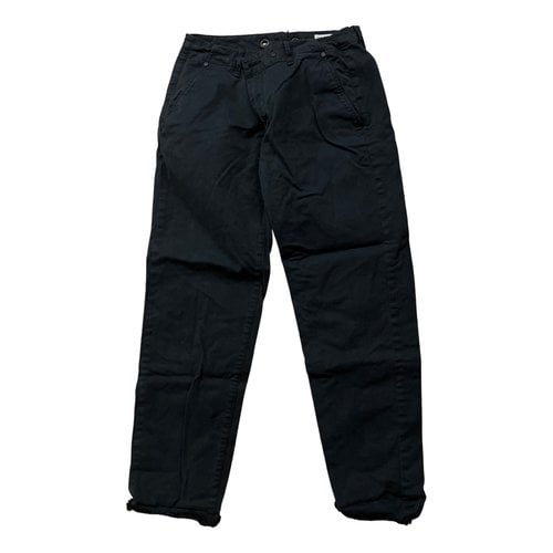 Pre-owned Rag & Bone Chino Pants In Black