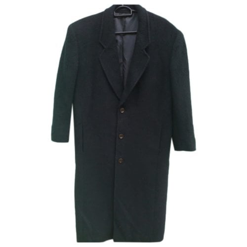 Pre-owned Kansai Yamamoto Cashmere Coat In Black