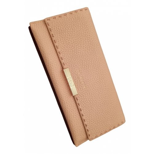 Pre-owned Ted Baker Leather Wallet In Pink