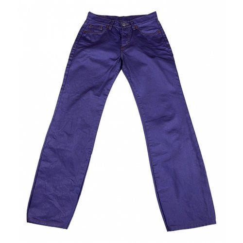 Pre-owned Replay Slim Jeans In Purple