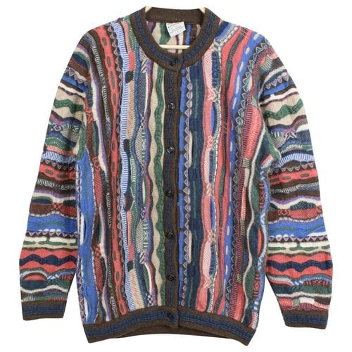 Pre-owned Coogi Cashmere Cardigan In Multicolour