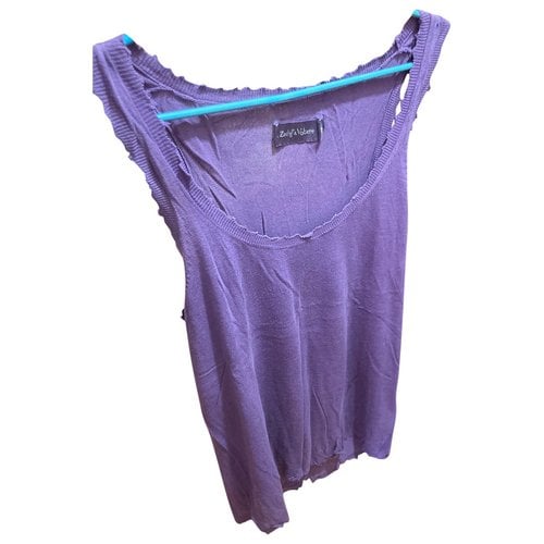Pre-owned Zadig & Voltaire Vest In Purple