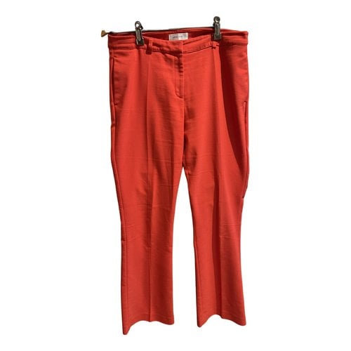Pre-owned Anine Bing Trousers In Red