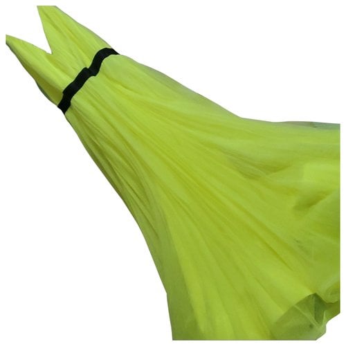 Pre-owned Alice And Olivia Maxi Dress In Yellow