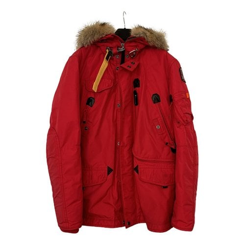Pre-owned Parajumpers Coat In Red