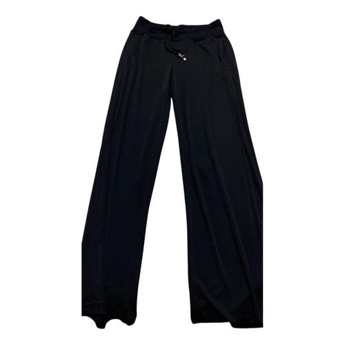 Pre-owned Marella Large Pants In Black