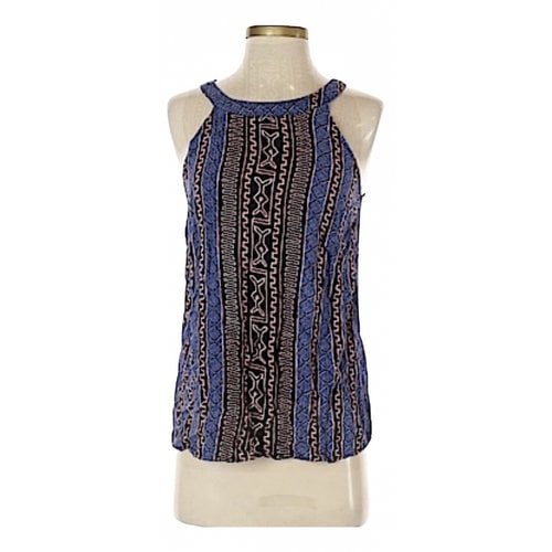 Pre-owned Cynthia Rowley Blouse In Blue