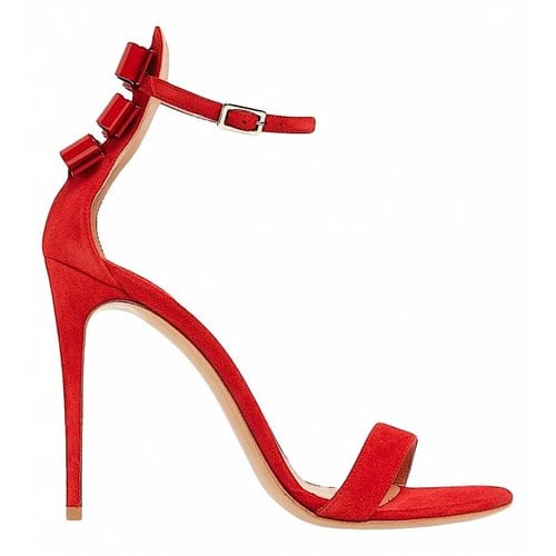Pre-owned Ferragamo Sandals In Red