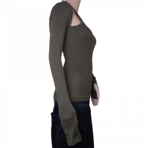 Pre-owned Helmut Lang Blouse In Green
