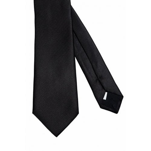Pre-owned Valentino Garavani Silk Tie In Black